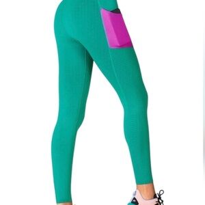NWT Fabletics Sculptknit Leggings Womens Size XS High Waisted Pockets